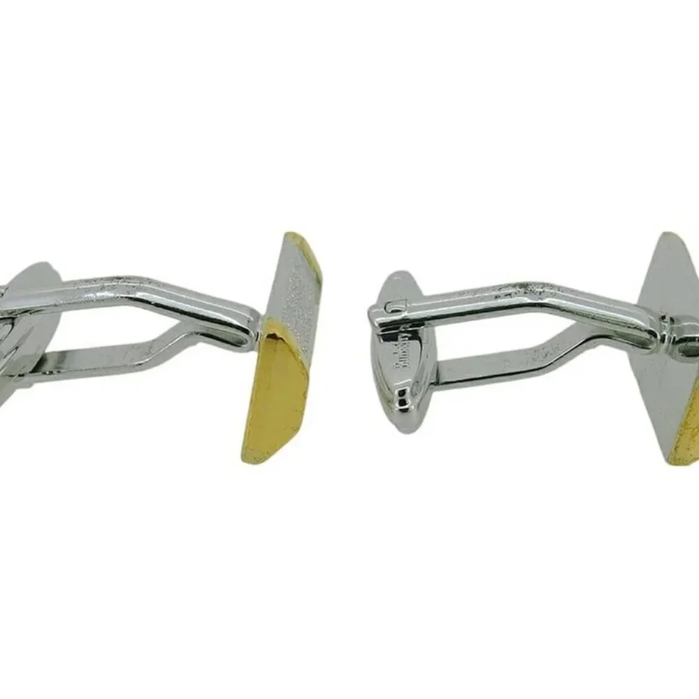 BURBERRY cuffs Silver gold Women Authentic secondhand